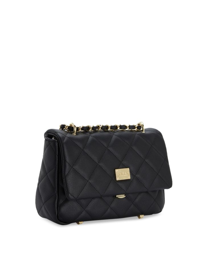 Buy Bebe Black Solid Sling Bag Handbags For Women Myntra