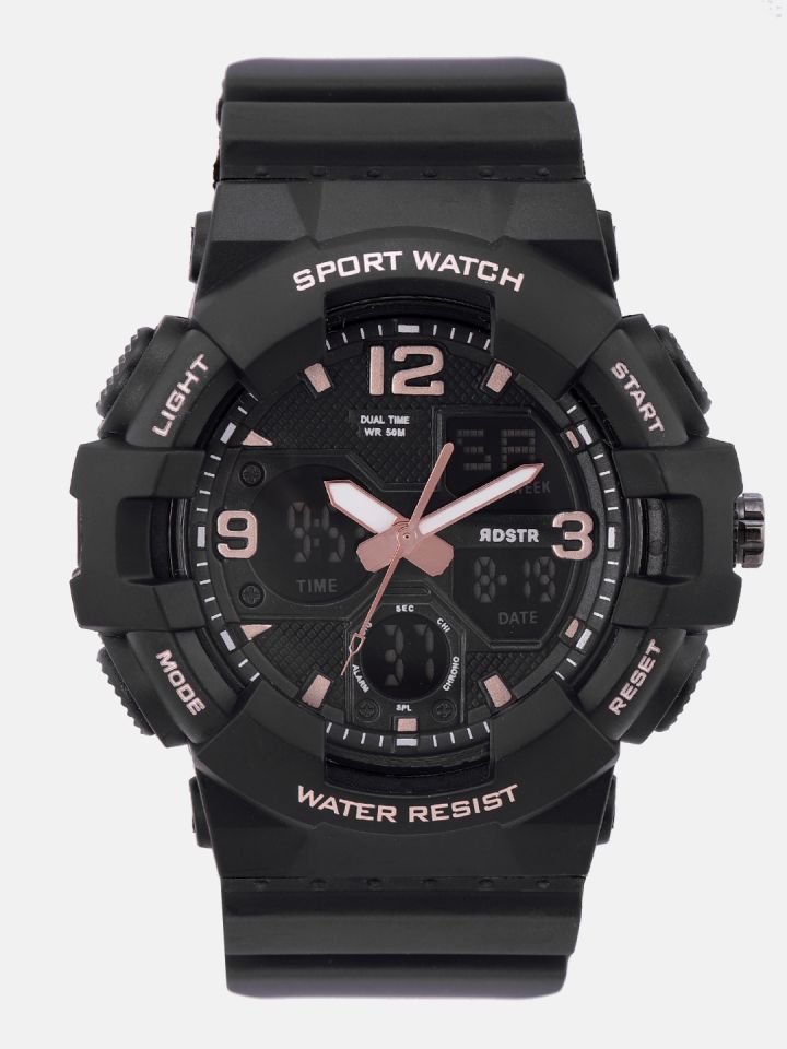 Roadster analogue and digital top watch