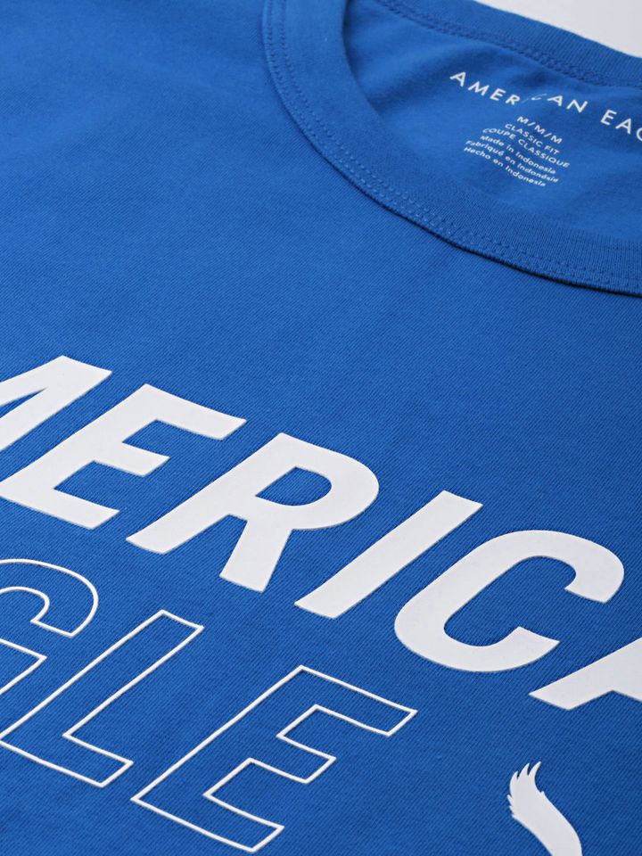 american eagle blue t shirt