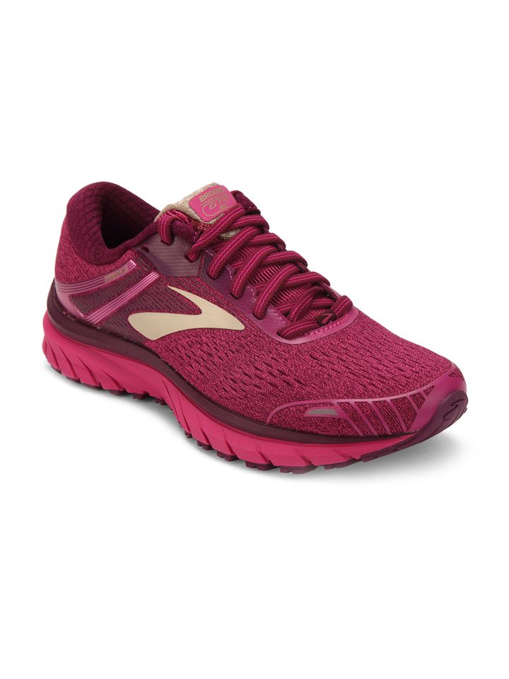 brooks pink shoes