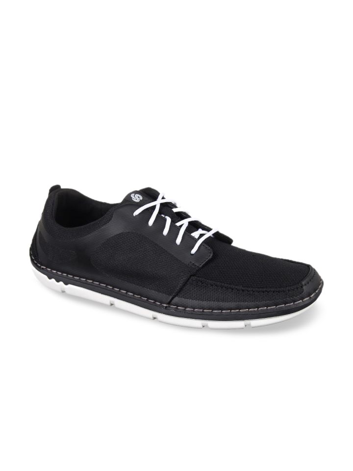 Buy Clarks Men Black Solid Lightweight Sneakers Casual Shoes for