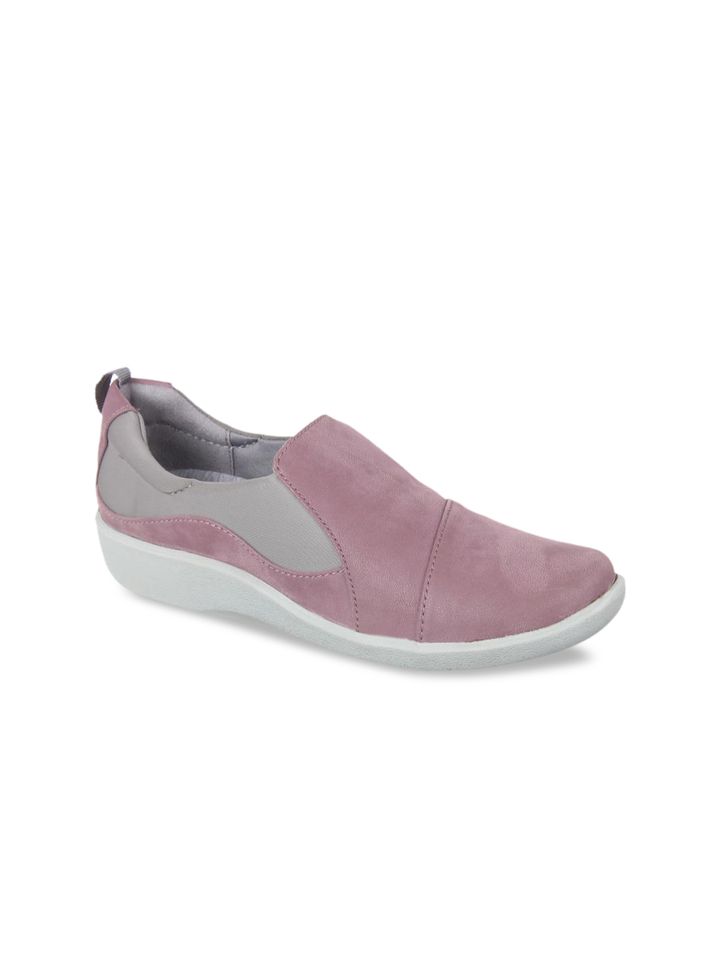 clarks sneakers womens purple