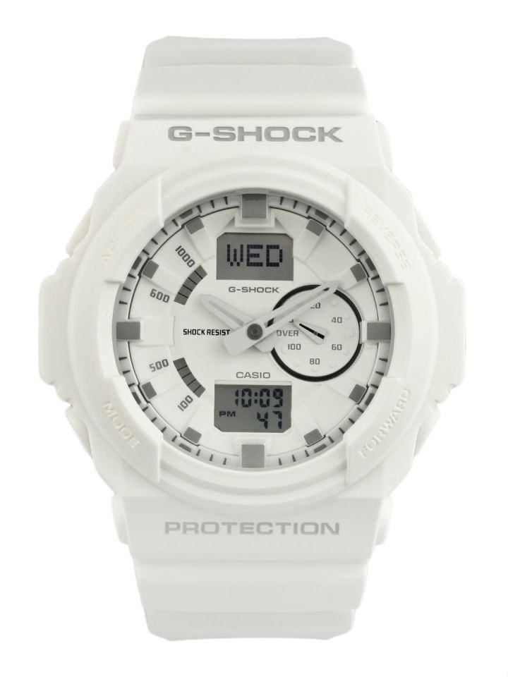 CASIO G Shock Men White Analogue Digital Watch G368 GA 150 7ADR