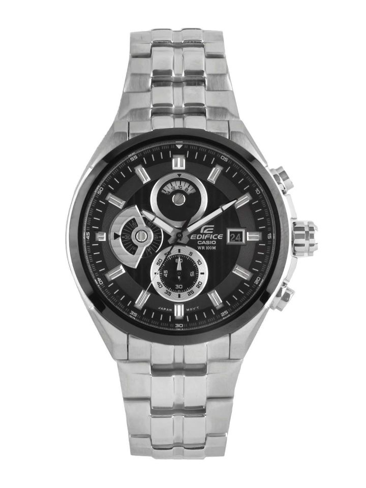 Casio Edifice Men Silver Analogue Watch ED425 EF 556D 1AVDF