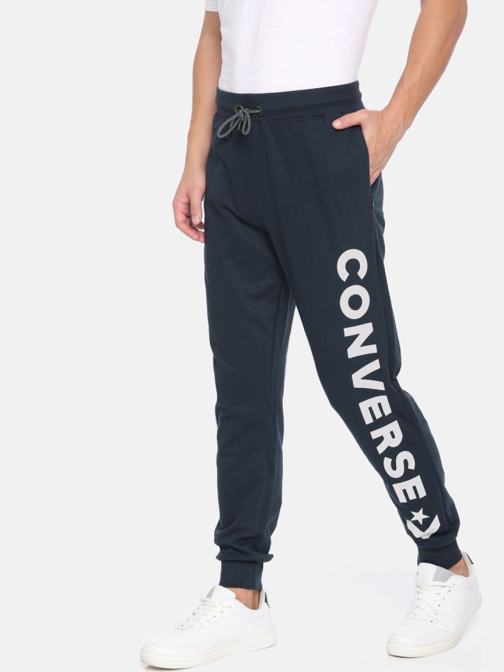 converse navy joggers