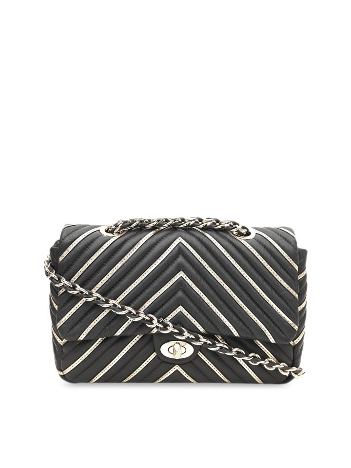 Da milano black sling bag shop
