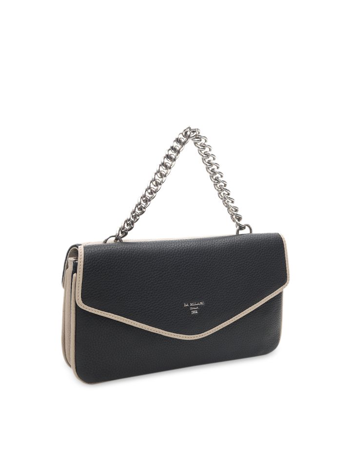 Da Milano Handbags : Buy Da Milano Black and White Leather