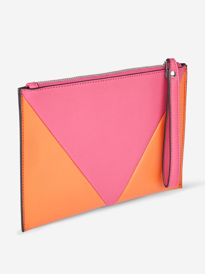 Orange clutch outlet bag dorothy perkins