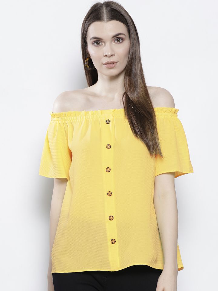 yellow tops dorothy perkins