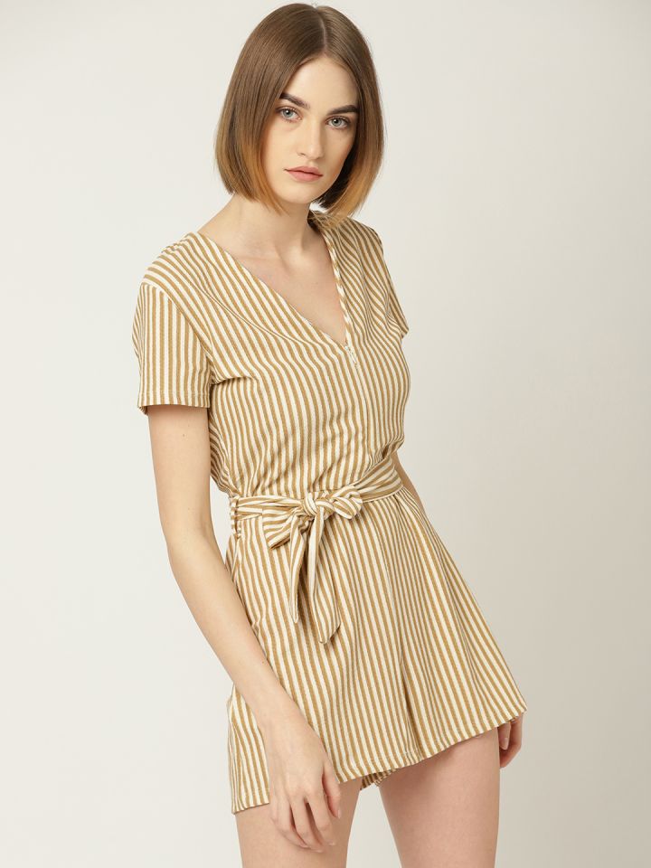 mango white playsuit