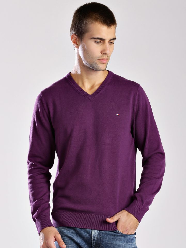 Tommy hilfiger purple best sale jumper