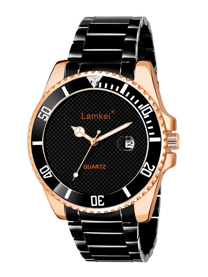 Buy Lamkei Men Black Analogue Watch LAM 1133 Watches for Men