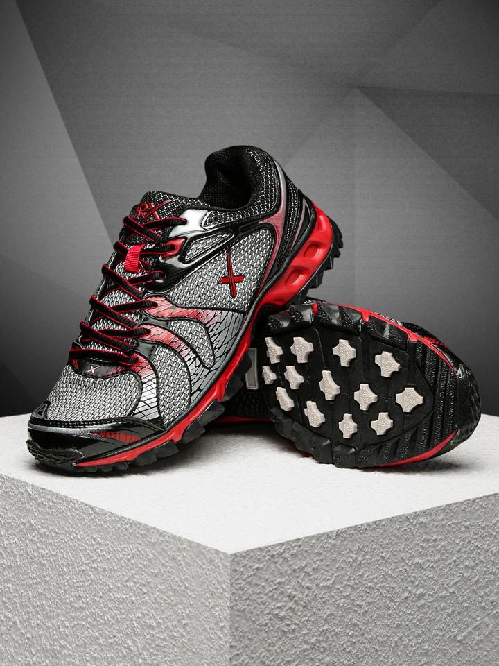 Hrithik Roshan Men Grey Running Shoes 