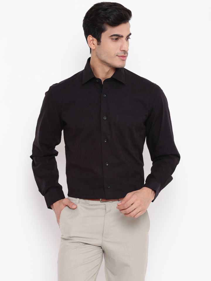 party wear shirt black