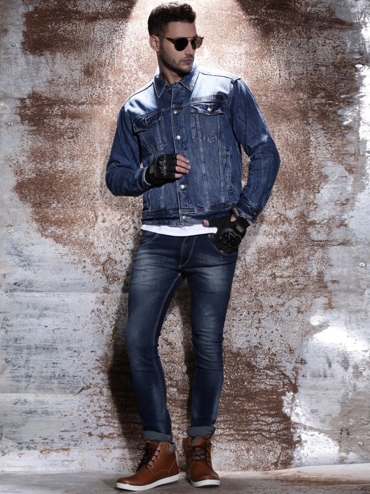 Buy Harley Davidson Men s Denim Jacket With Eagle Jackets for