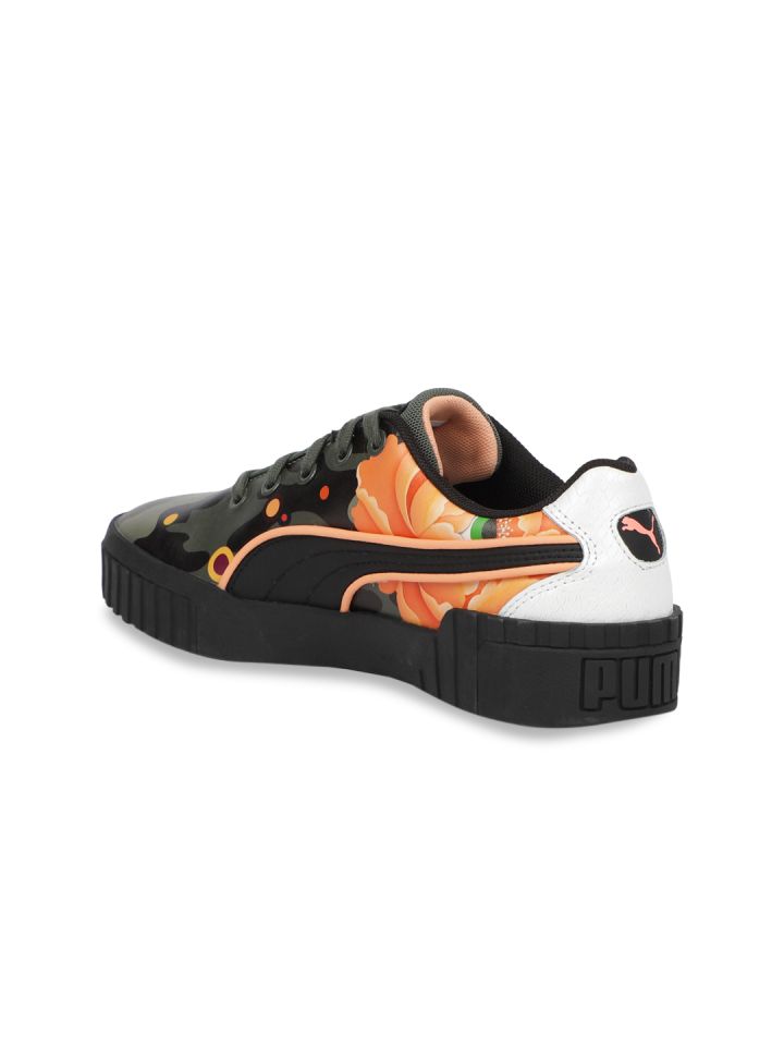 Buy Puma Women Black Cali Peonies Camo S.TSAI Sneakers Casual