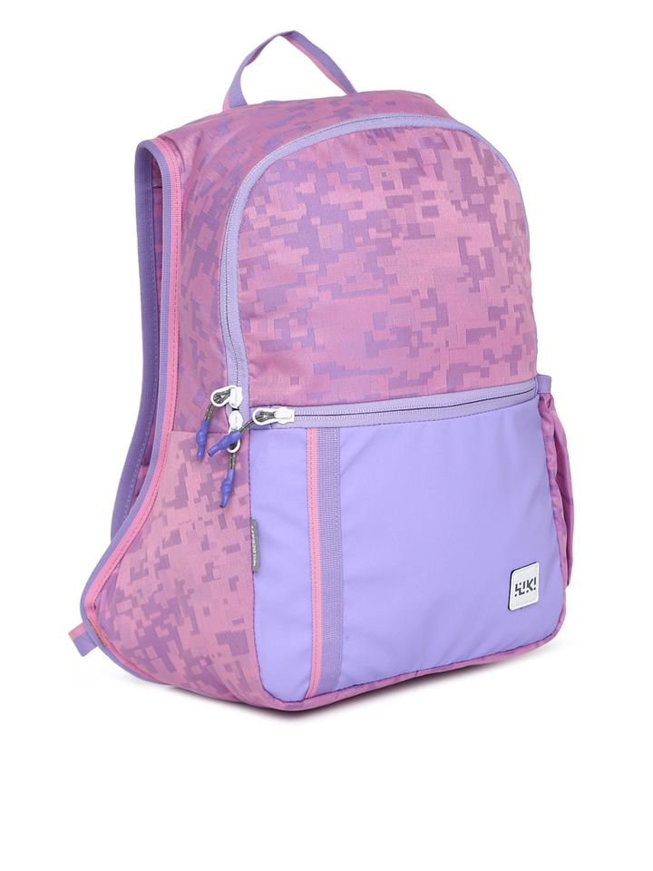 wildcraft purple backpack