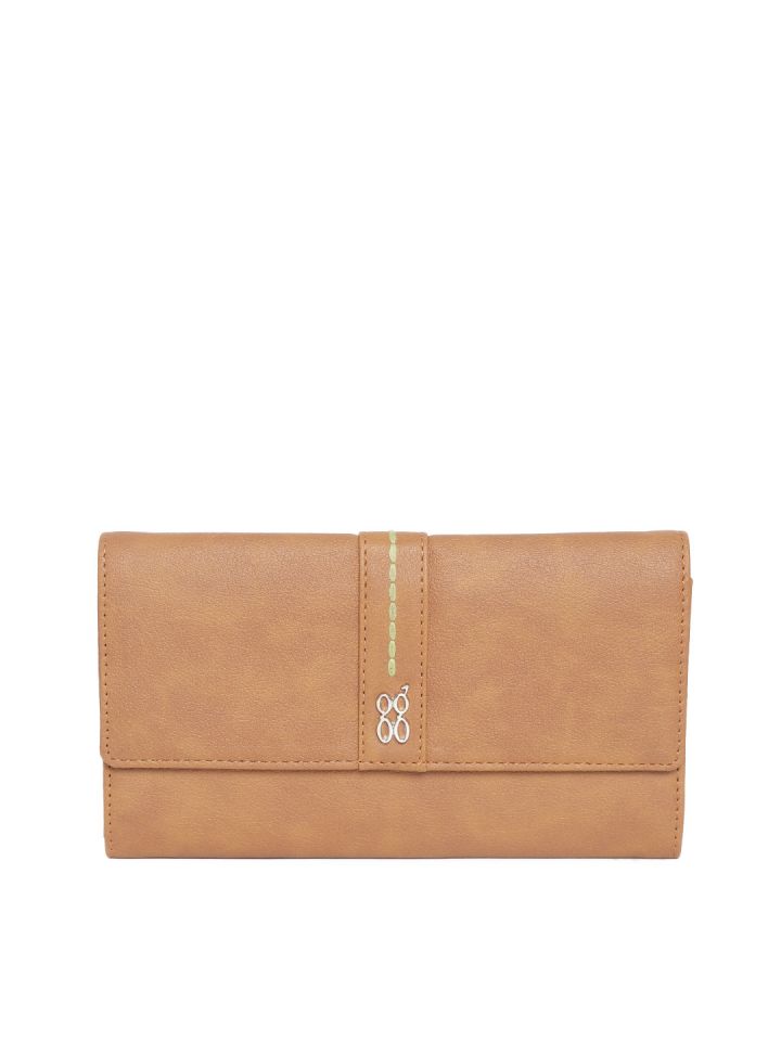 Buy Baggit Women Brown Solid Two Fold Wallet Wallets for Women