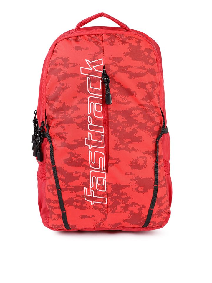 fastrack red backpack
