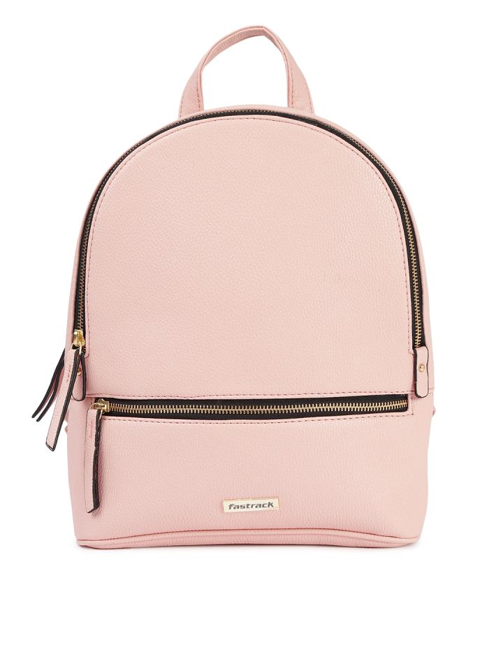 Buy Fastrack Women Pink Solid Backpack Backpacks for Women
