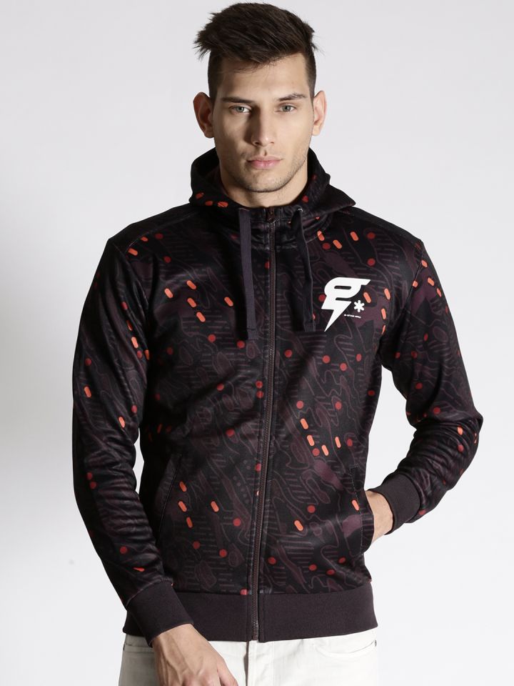 G star raw hooded jacket store