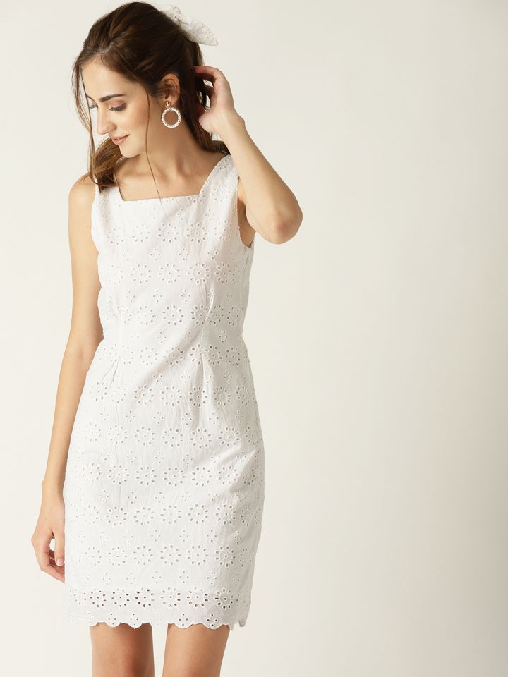 Mango discount white dress