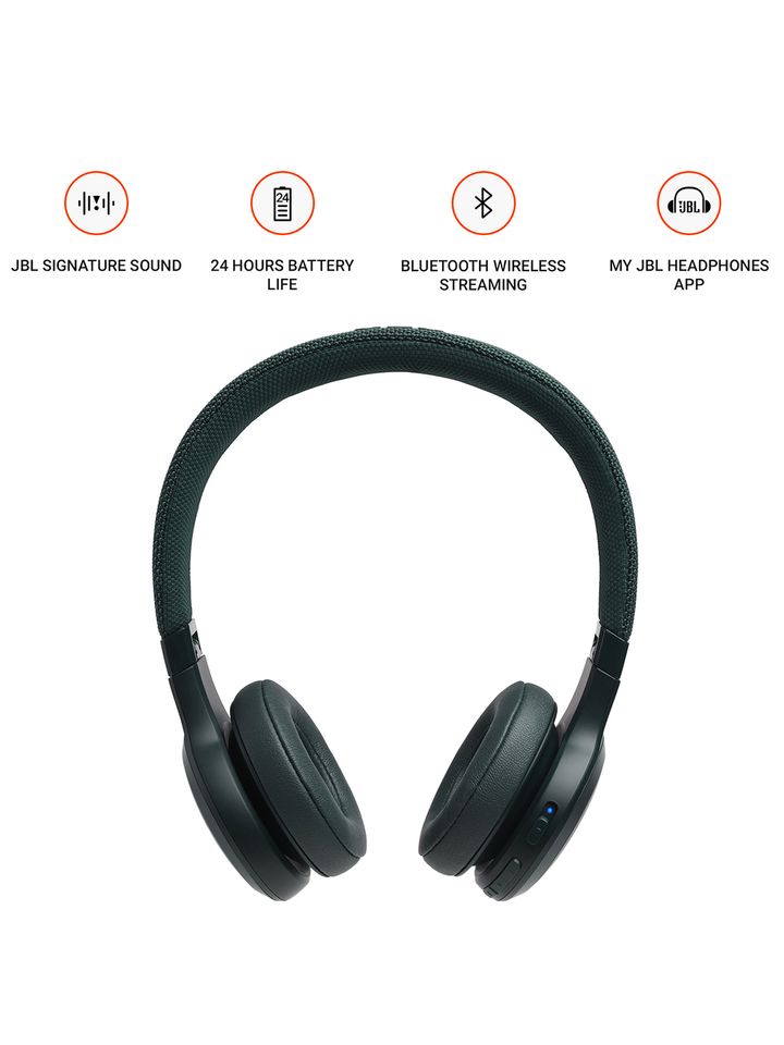 Buy JBL Green Live 400BT Wireless On Ear Voice Enabled Headphones