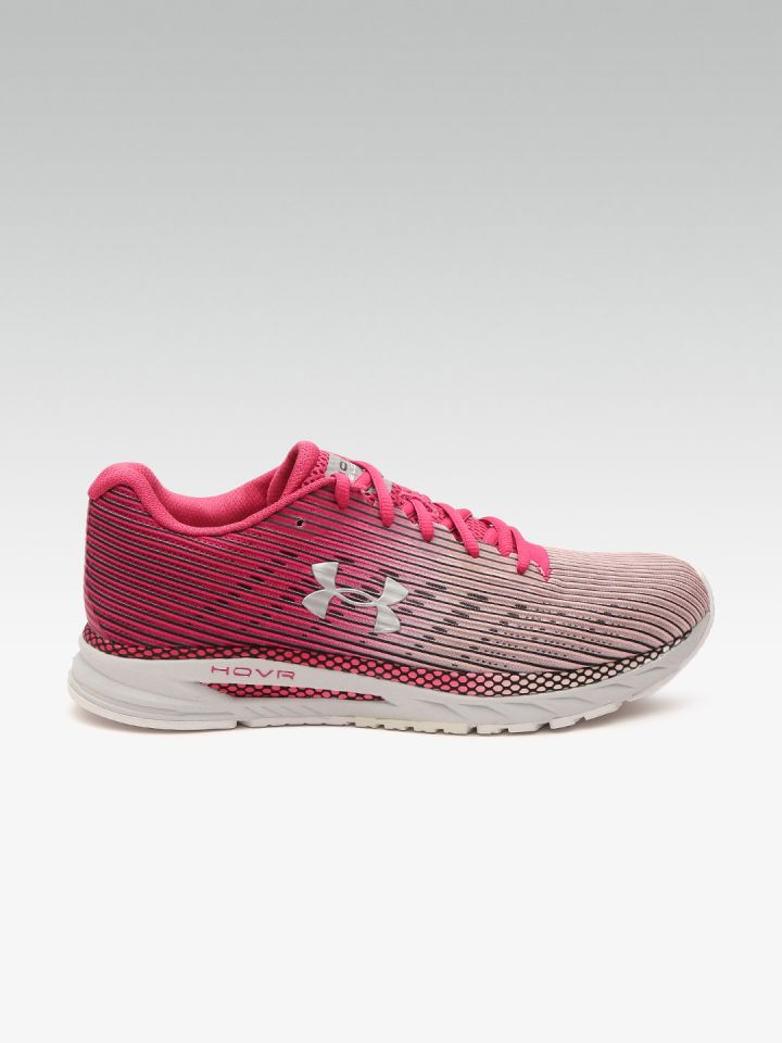 under armour pink running shoes