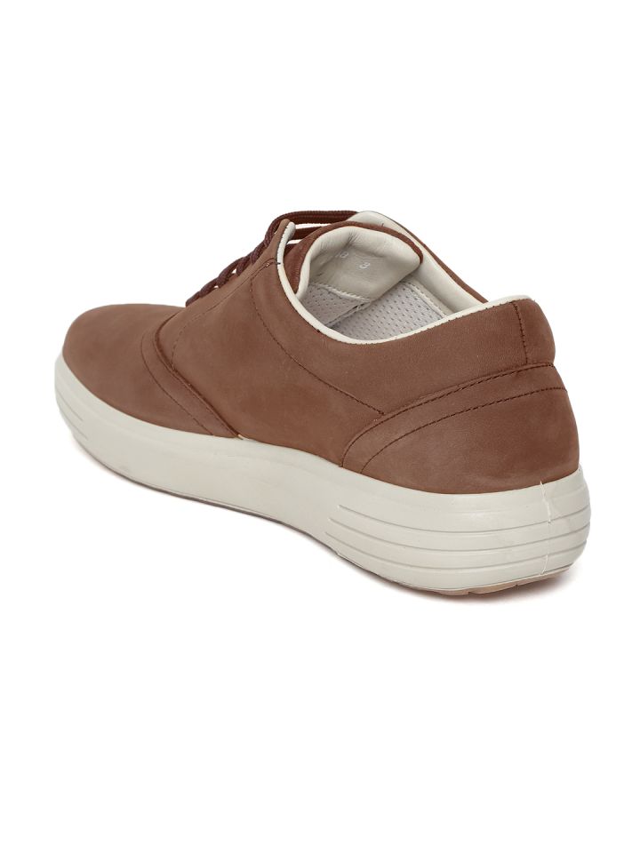 Woodland Men Brown Leather Sneakers