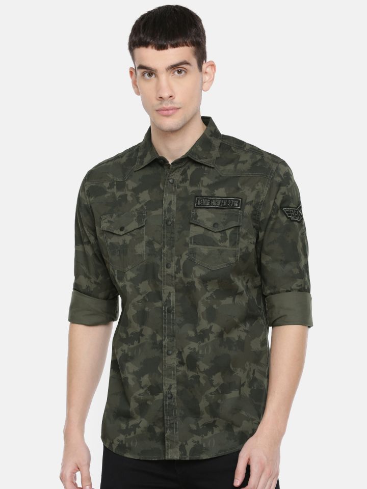 being human military shirt