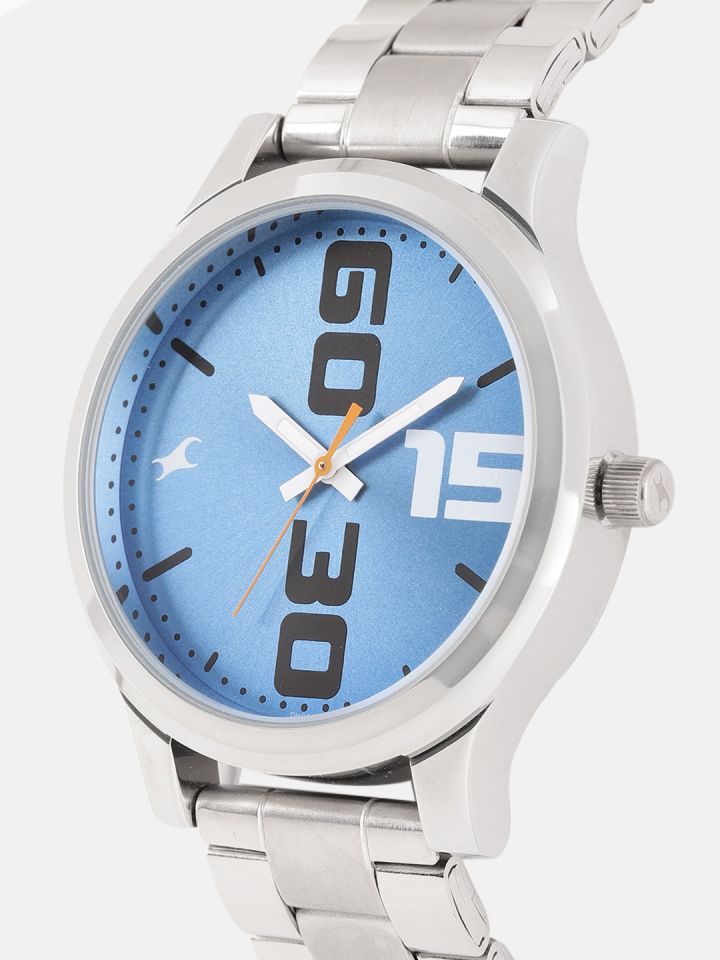 Buy Fastrack Men Blue Analogue Watch 38051SM06 Watches for Men
