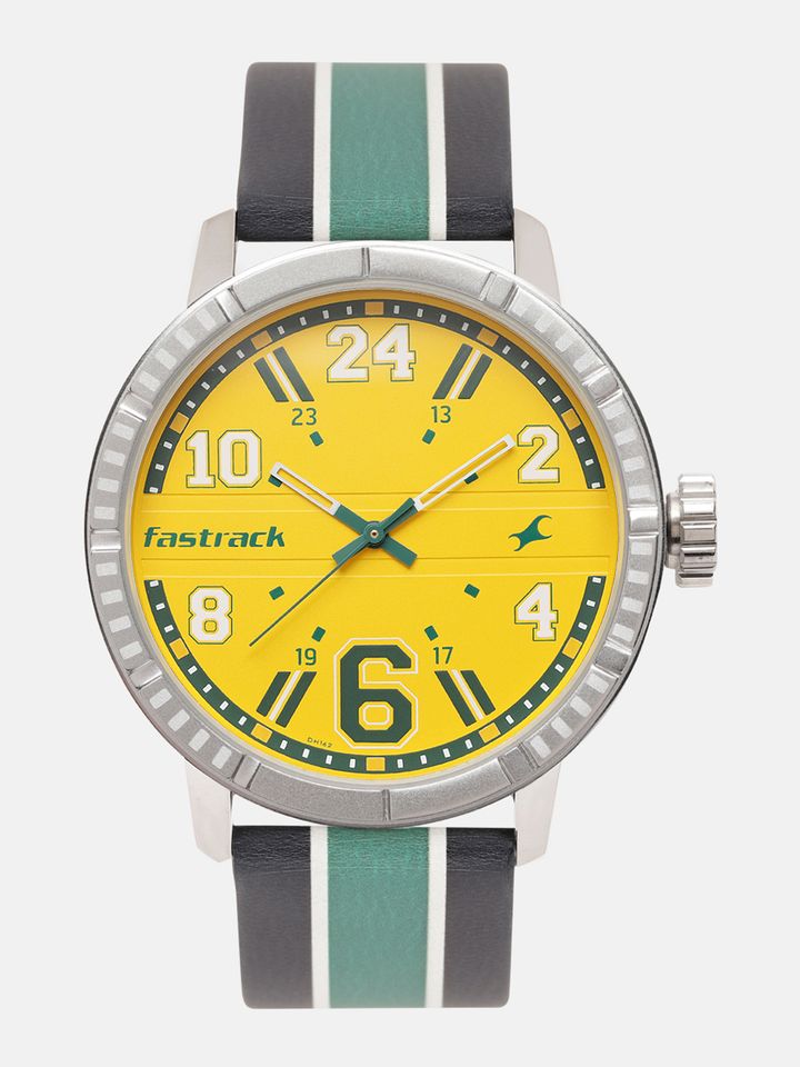 Yellow fastrack watch Clearance