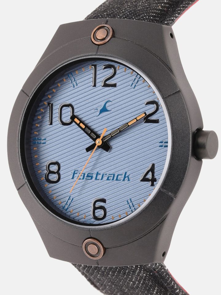 Fastrack blue 2024 denim watch