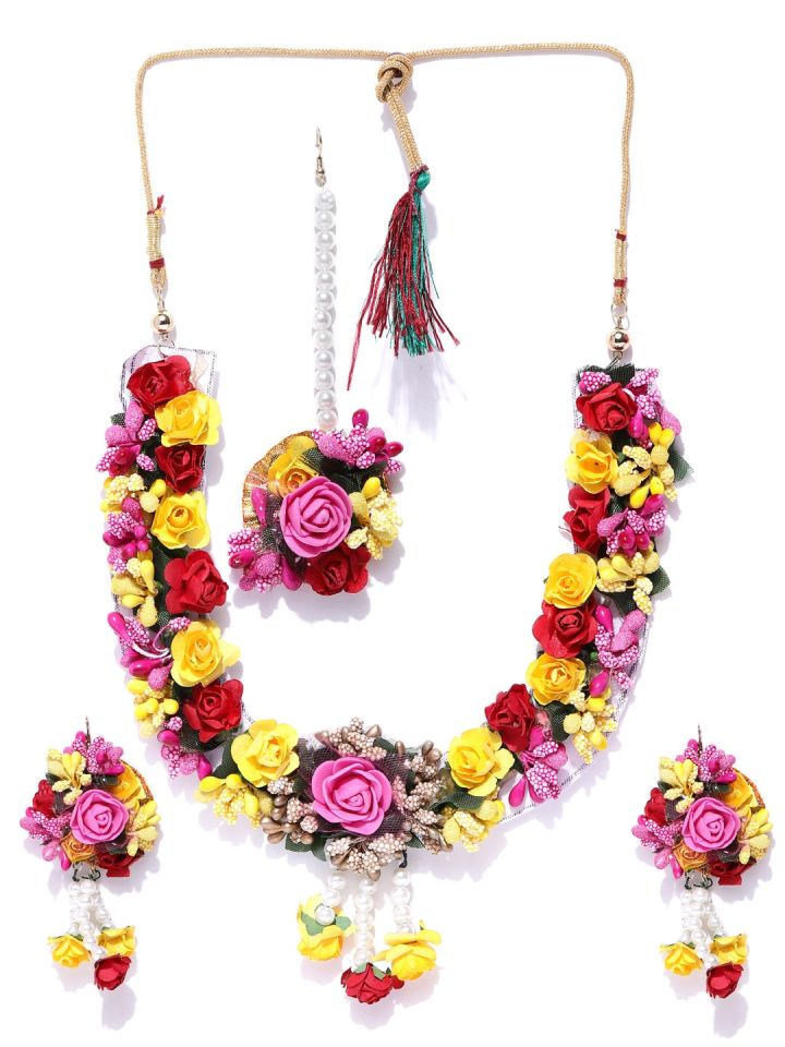 Myntra flower hot sale jewellery