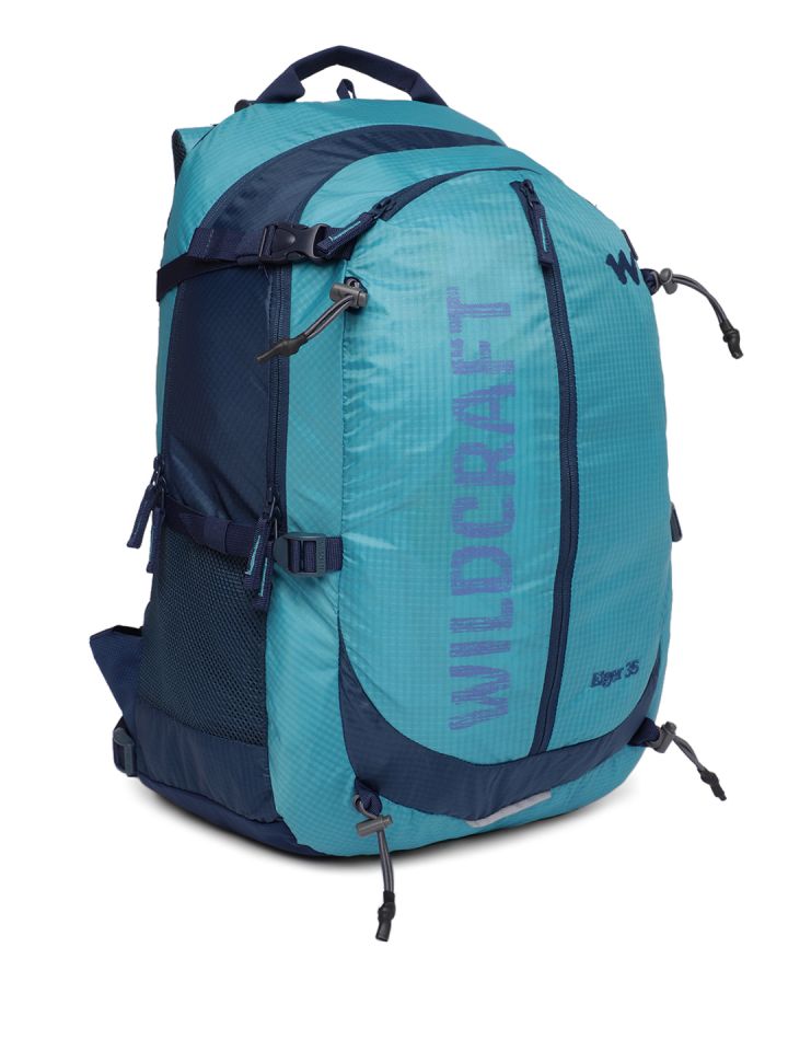 Wildcraft Unisex Blue Navy Blue Brand Logo Eiger 35 Rucksack