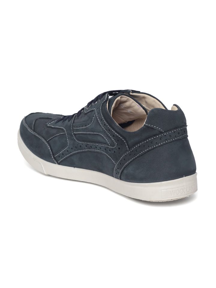 woodland navy blue sneakers