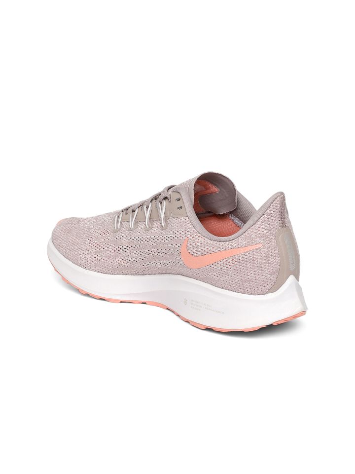 Nike Women Taupe Air Zoom Pegasus 36 Running Shoes