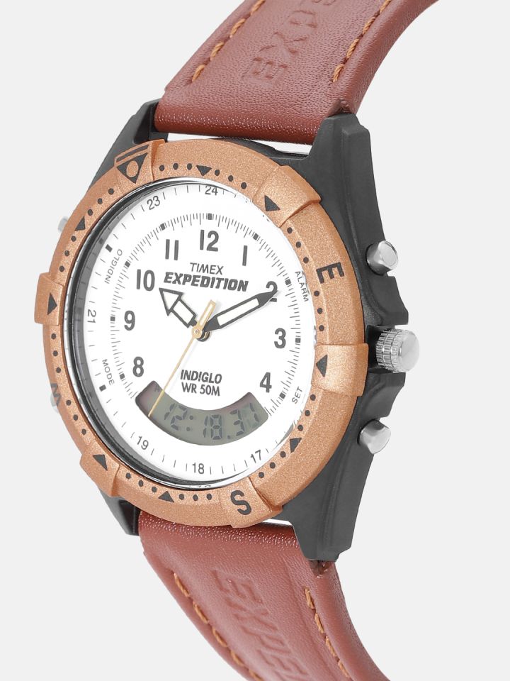 Buy Timex Men White Analogue And Digital Watch TW00MF100 Watches