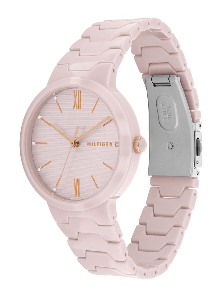 Tommy hilfiger pink outlet ceramic watch