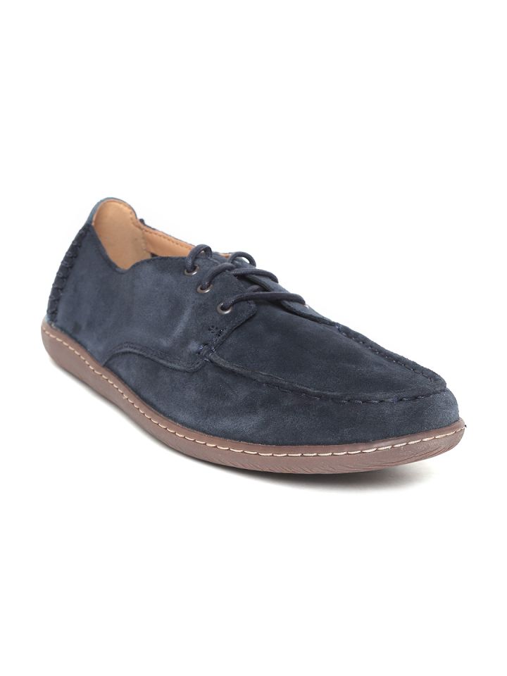 clarks navy blue