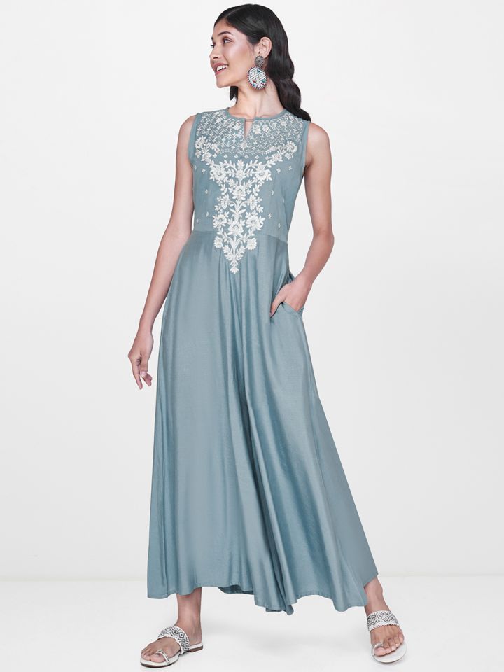 global desi blue jumpsuit