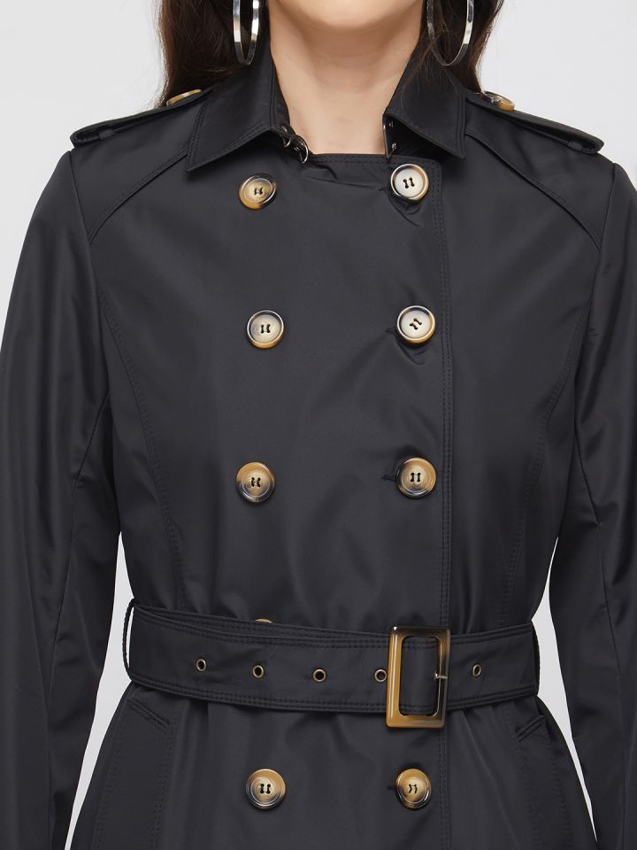 Bebe black deals coat