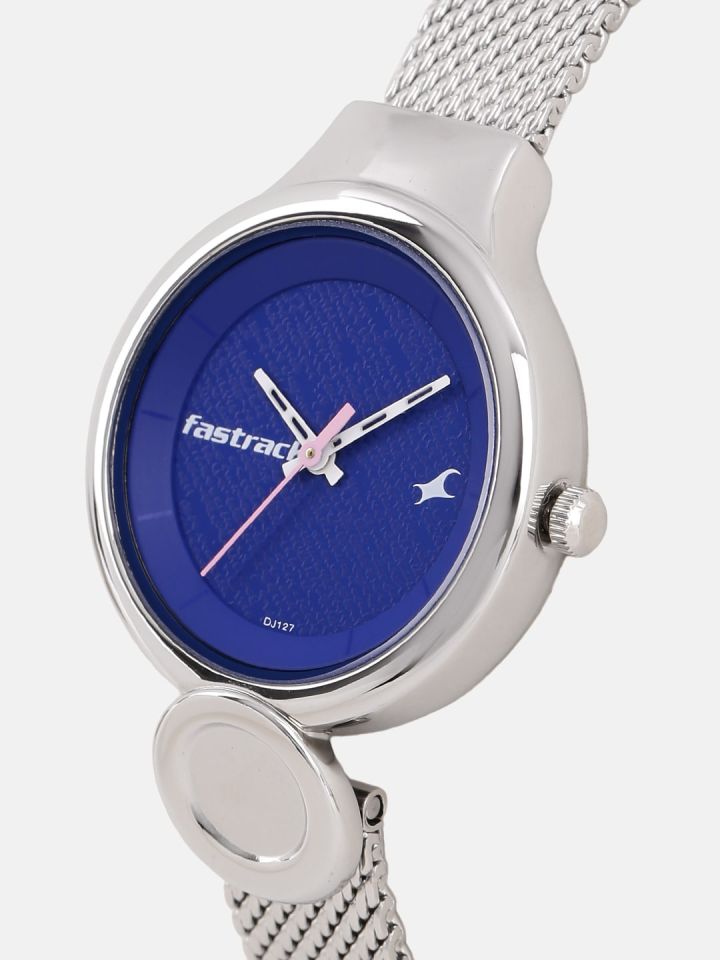 Fastrack Women Blue Analogue Watch 6181SM01