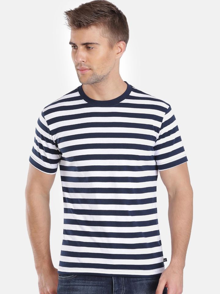 Buy Jockey Men Navy Blue \u0026 White 