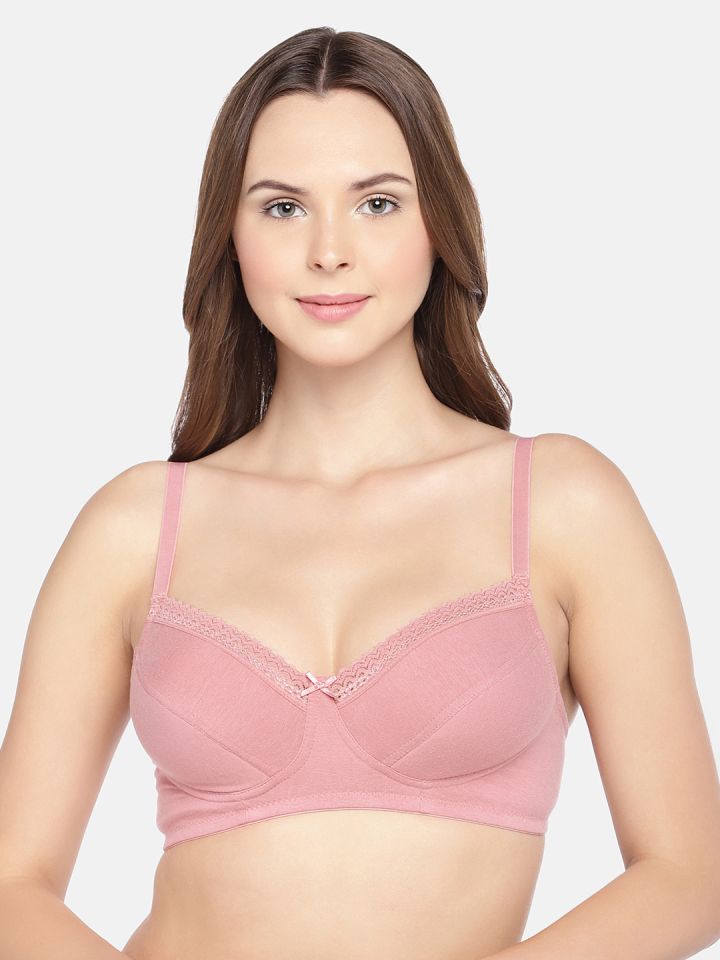 Buy Inner Sense Women Organic Cotton Antimicrobial Lightly Padded Touch  Sustainable Bra Pack Of 2 ISB003 - Bra for Women 9874563
