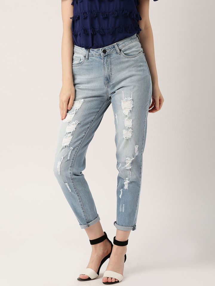 Buy All About You From Deepika Padukone Women Blue Boyfriend Distressed Stretchable Jeans Jeans For Women 989302 Myntra 17:34 home bollywud 157 449. all about you from deepika padukone women blue boyfriend distressed stretchable jeans