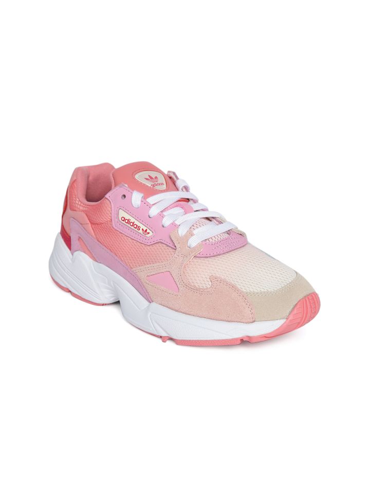 Adidas original falcon discount pink and coral