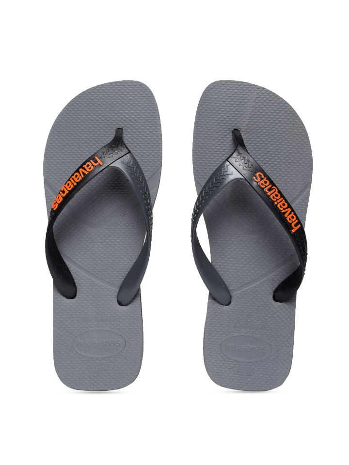 Mens grey best sale havaianas flip flops