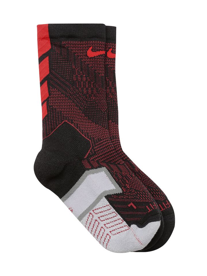 Nike Unisex Black Red Elite Matchfit Football Socks