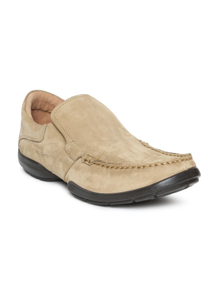 Buy Woodland ProPlanet Men Camel Brown Suede Loafers Casual